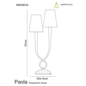 Paola 2 Light Table Lamp 
