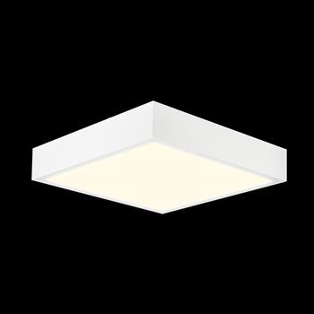 Saona Medium Square White LED Flush Light