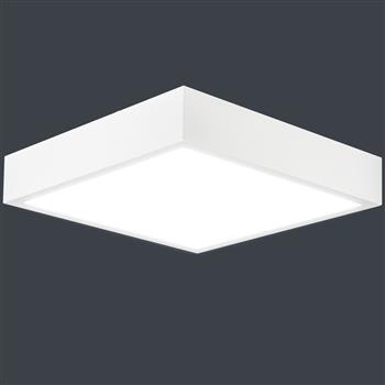 Saona XL Square Matt White LED Flush Light