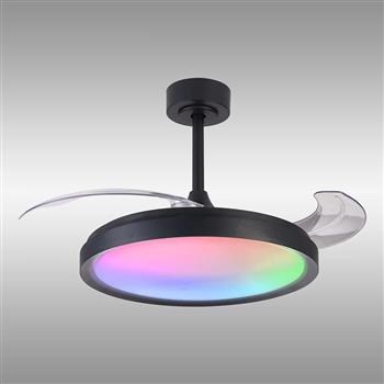 Siberia LED Dimmable CCT And RGB Ceiling Fan Light