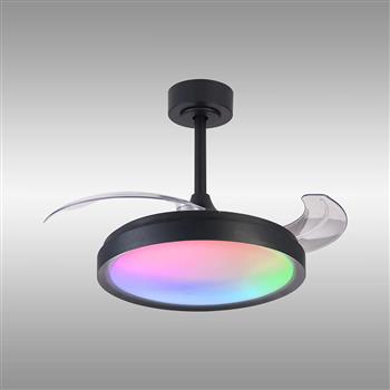 Siberian LED Mini RGB And CCT Dimmable Ceiling Fan