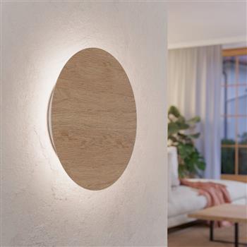 Alamilo Wooden And White LED Wall Fitting 901739