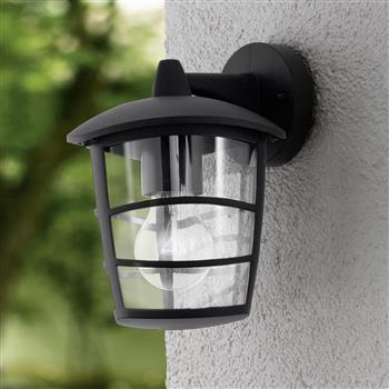 Aloria Black Outdoor Wall Light 93098