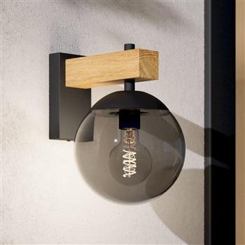 Bufalata IP44 Black Steel Made Outdoor Wall Light