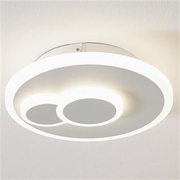 Cadegal LED Round Steel & Polycarbonate Ceiling Fitting