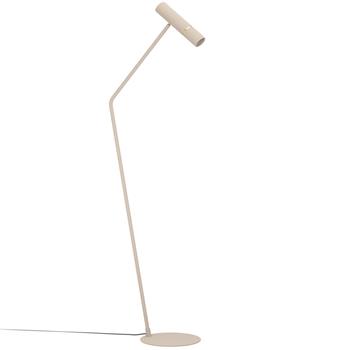 Caminia Brushed Brass And Sandy LED Floor Lamp 901155