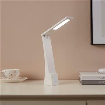 La Seca White Battery Operated LED Table Lamp 97044