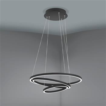 Lobinero-Z Black LED Ceiling Pendant 900479