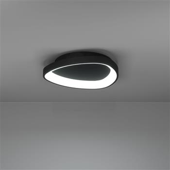 Loretello Black LED Flush Ceiling Light 901584