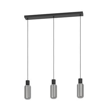 Majone Black And Grey Triple Bar Pendant 901005