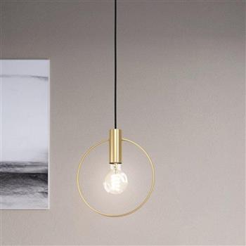 Manizales Brushed Brass Single Pendant 98834