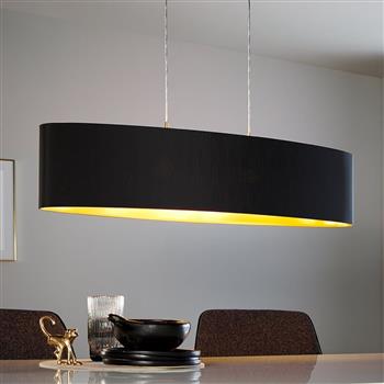 Maserlo Large Oval Ceiling Pendant Fitting