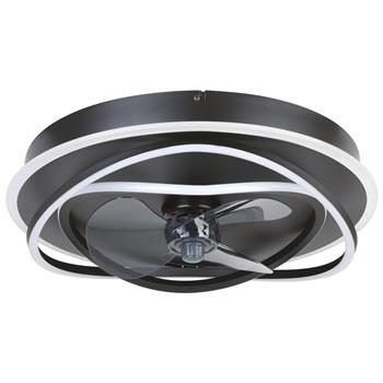 Namori Matt Black LED Ceiling Fan Light 35146