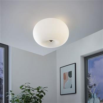 Optica Modern Flush Matt Nickel Light 86811