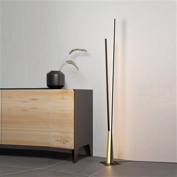 Panagria Black And Brown LED Floor Light 900493