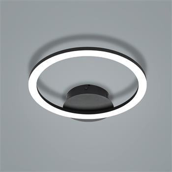 Parrapos-Z LED Black And White Single Loop Ceiling Light 900323