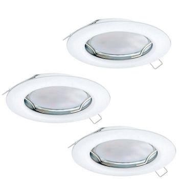 Peneto Pack Of Three Fixed Recessed LED Downlights