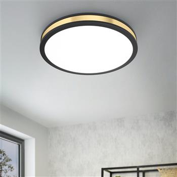 Pescaito LED Large Gold And Black Flush Fitting 99407