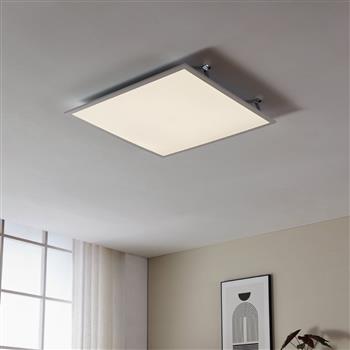 Rabassa White Medium Square LED Grid Light Ceiling Fitting 900938