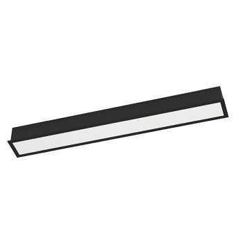 Salitta Large LED IP65 Black Recessed Outdoor Wall & Ceiling Light 900264