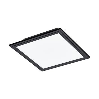 Salobrena 1 Black Small Square Cool White Flush LED Fitting 900817