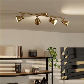 Seras LED Steel Made Four Lamp Spotlights