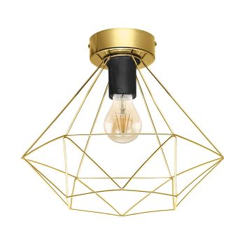 Tarbes Brass And Black Ceiling Light 43678