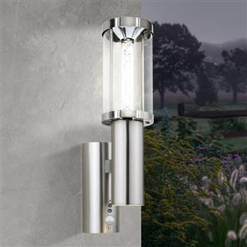 Trono Stick Outdoor LED Stainless Steel Sensor Wall Light 94128