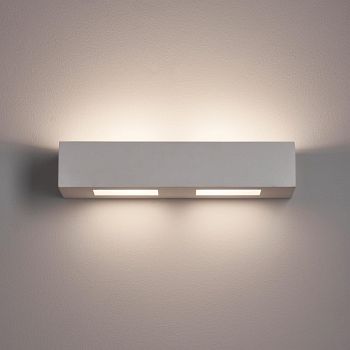 Box White Plaster Wall Light 10400