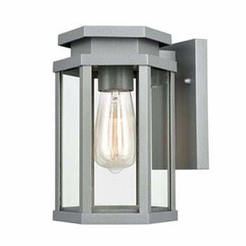 Alfresco Silver Grey IP44 Outdoor Wall Fitting EXT6623