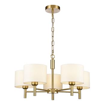 Barolo Aged Brass 5 Light Pendant FL2471-5