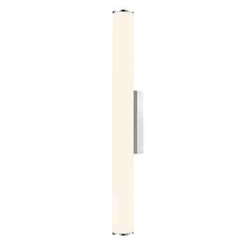 Baton Chrome And Opal LED Medium IP44 Bathroom Wall Light WB434