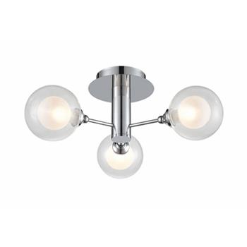 Bubble Chrome Semi-Flush Ceiling Light FL2400-3