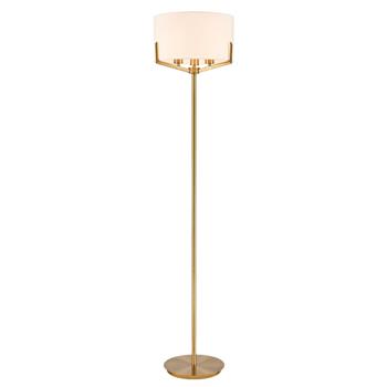 Clifton Aged Brass Floor Lamp SL263