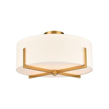 Clifton Aged Brass Flush Ceiling Fitting CF5816