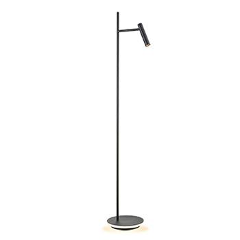 Delaina LED Matt Black Floor Lamp Spot Reading Light SL247