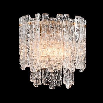 Icicle Aged Brass Wall Light FL2454-2