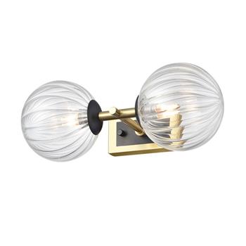 Stellar Double Ribbed IP44 Wall Light