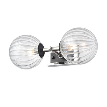 Stellar Double Ribbed IP44 Wall Light