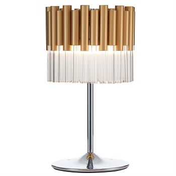 Canberra Crystal 3 Light Table Lamp 022GD3T