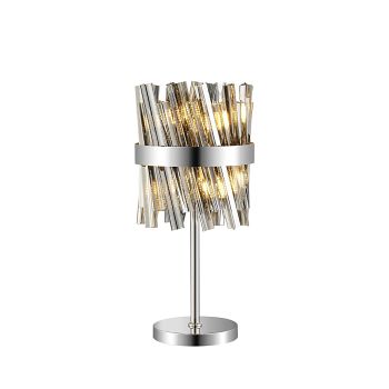 Boise Table Lamp Smoked Glass