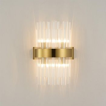 Boise Wall Light Fitting Clear Glass