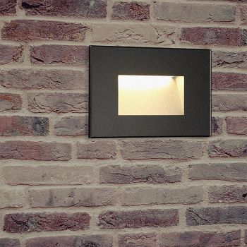 Willis Rectangle IP65 Recessed LED Wall Light