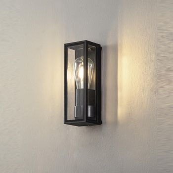 Norfolk Anthracite And Clear IP65 Bathroom Wall Light LT31461