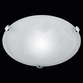 Adrian Small Alabaster Finish Glass Flush Light 6105011-01