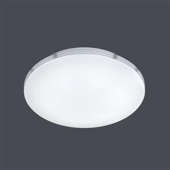 Apart IP44 350mm LED White & Chrome Bathroom Flush Fitting 659411806