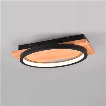 Barca Wood LED Flush Ceiling Or Wall Fitting 