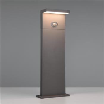 Blyde IP65 LED Hybrid Solar Outdoor Anthracite 600mm Post Lamp 553569142