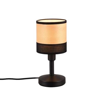 Bolzano Black And Wood Table Lamp Complete R51661032