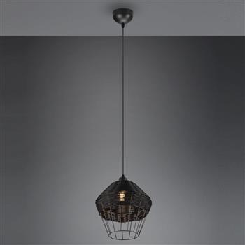 Borka Large Natural Rattan Single Pendant